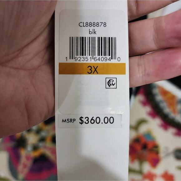 CALVIN klein Black belted hooded wool blend Walking coat plus size 3X new!!! - Picture 15 of 15